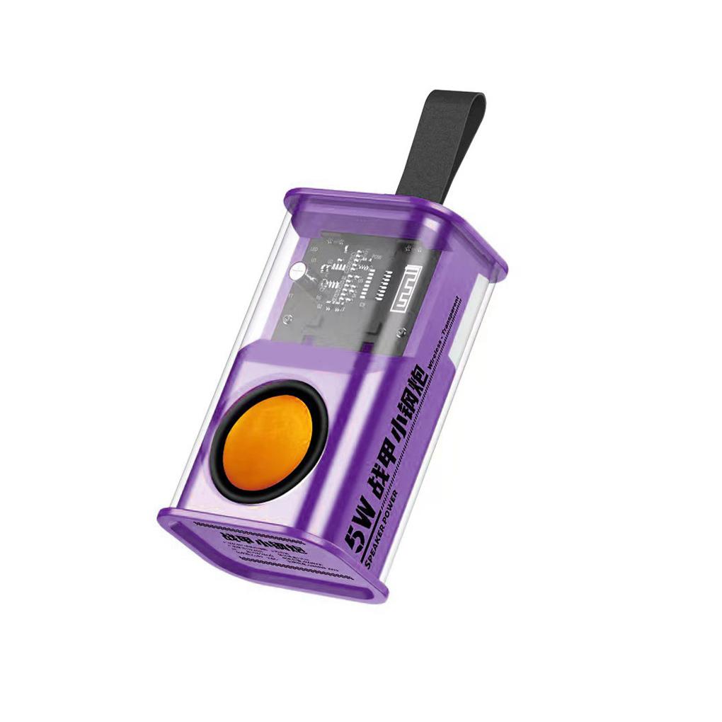 K07/D12/V8 Loa Bluetooth không dây Mecha trong suốt Loa siêu trầm mini di động Hỗ trợ âm thanh vòm 3D Loa âm thanh TWS Màu sắc: A36 Đen 1 cái