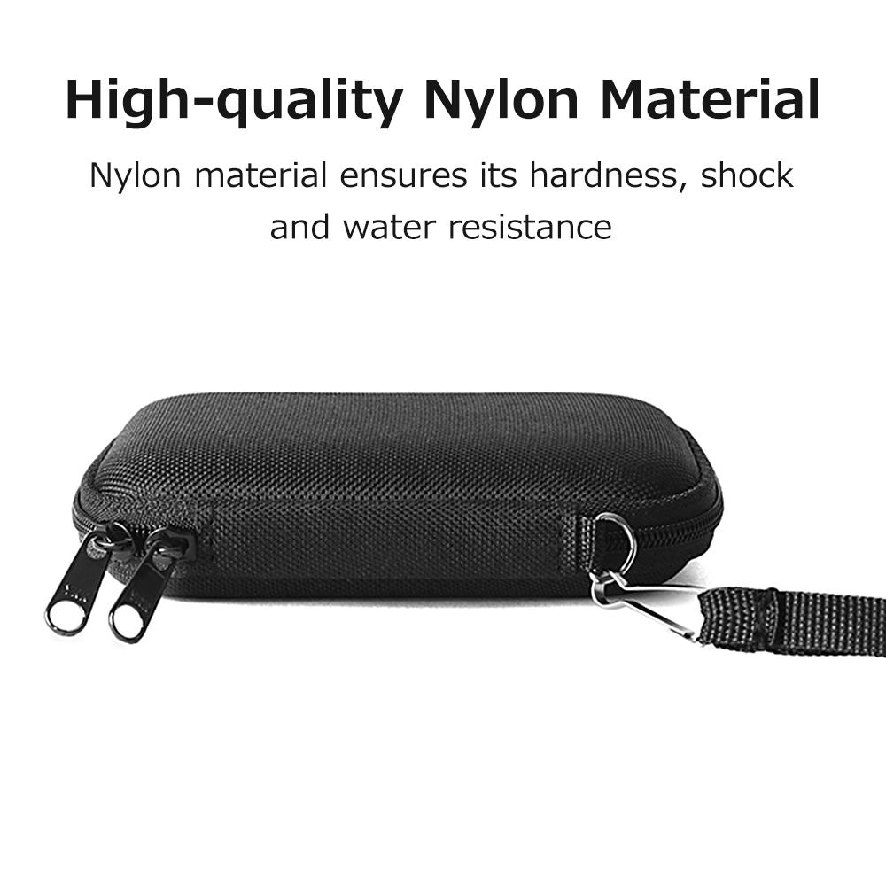 Nylon Shockproof Storage Bag Portable Mouse Storage Bag Protective Case Compatible with Apple Magic Mouse 2