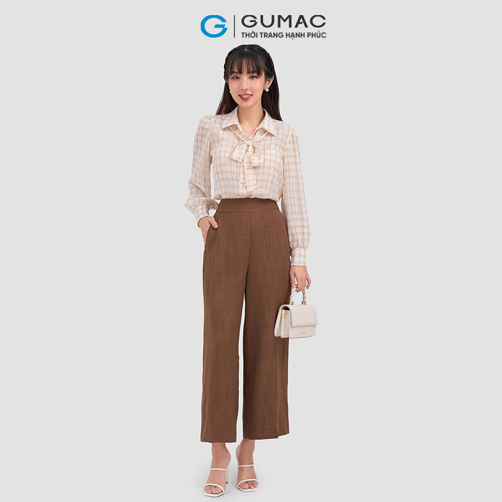 Quần ống rộng thời trang GUMAC QC11002