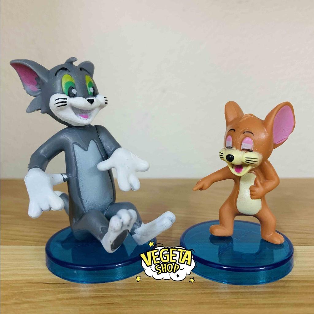Mô Hình Tom và Jerry - Nhân Vật Hoạt Hình Tom and Jerry - Mèo Tom Chuột Jerry Chó Spike - Cao 2~8cm
