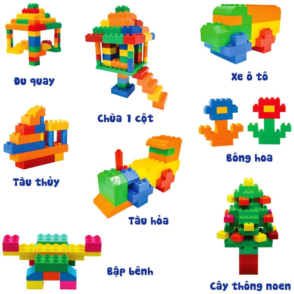 Đồ Chơi Xếp Hình Lắp Ráp Thông Minh 160 Chi Tiết Giúp Bé Phát Triển Tư Duy Trí Tuệ