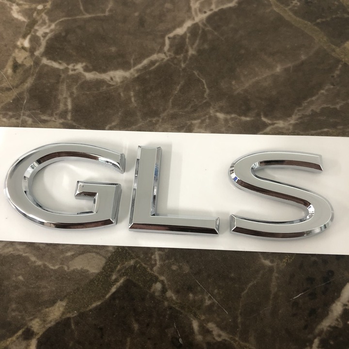Decal tem chữ GLS600 dán đuôi xe  cho ô tô Maybach