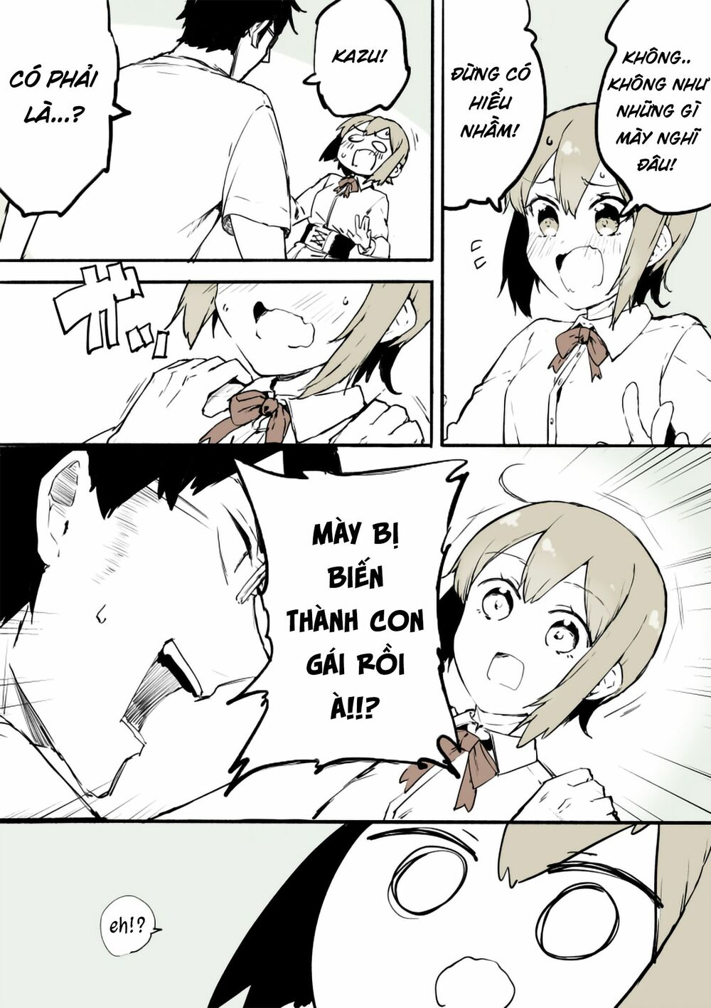 mình không thể ngừng crossdress được... chapter 1 4