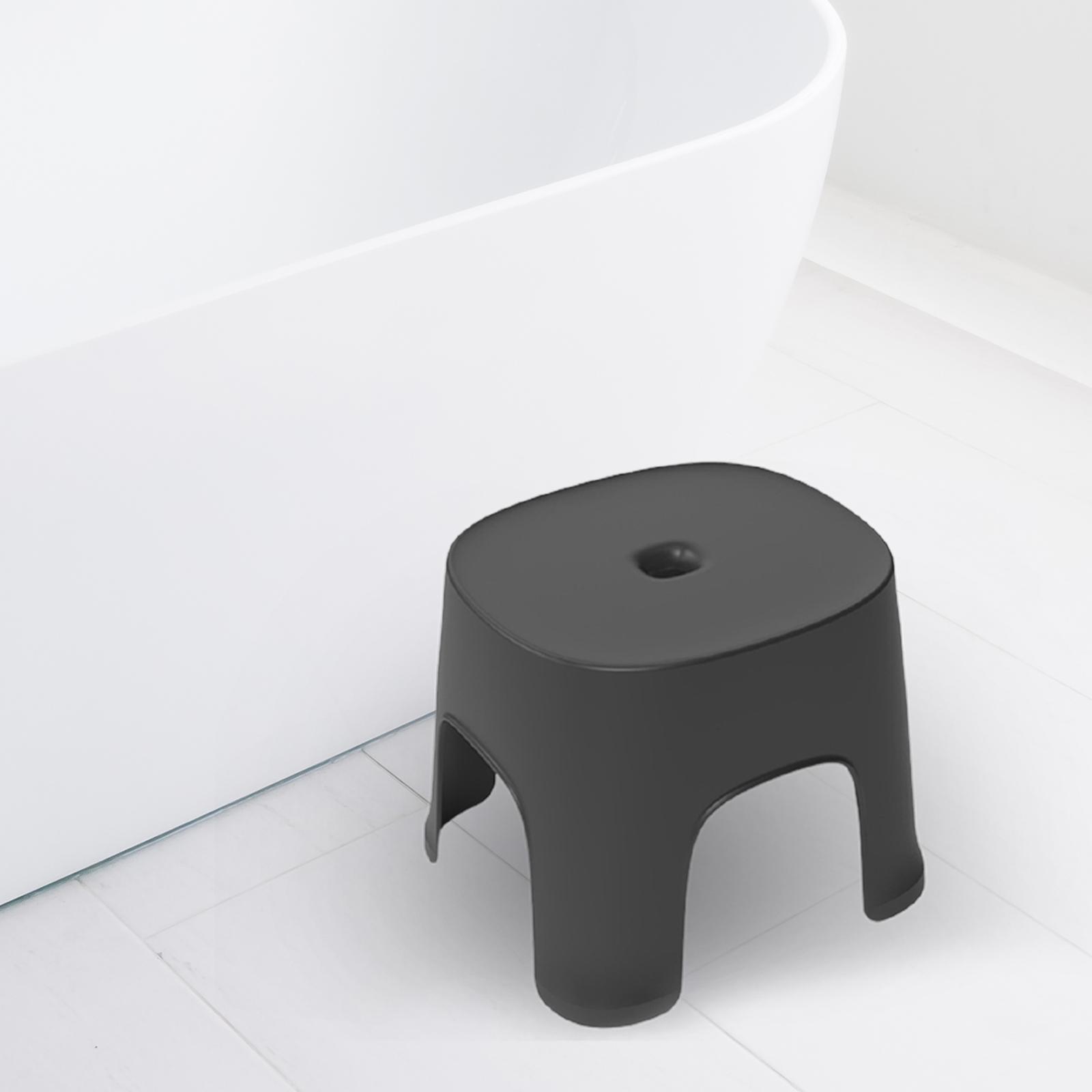 Bathroom Stool Sturdy Portable Small Stool for under Desk Living Room Office