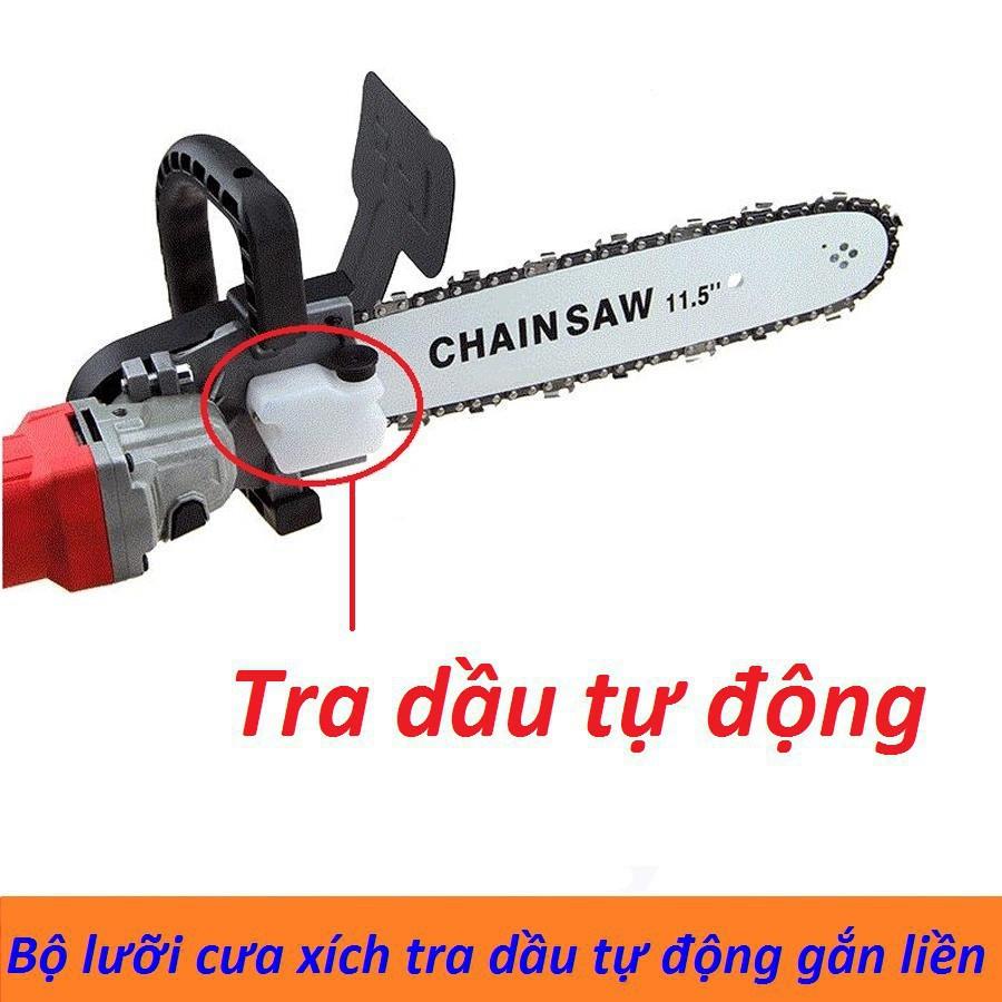 Lưỡi cưa xích - tra nhớt tự động- chẳn bảo vệ bằng sắt