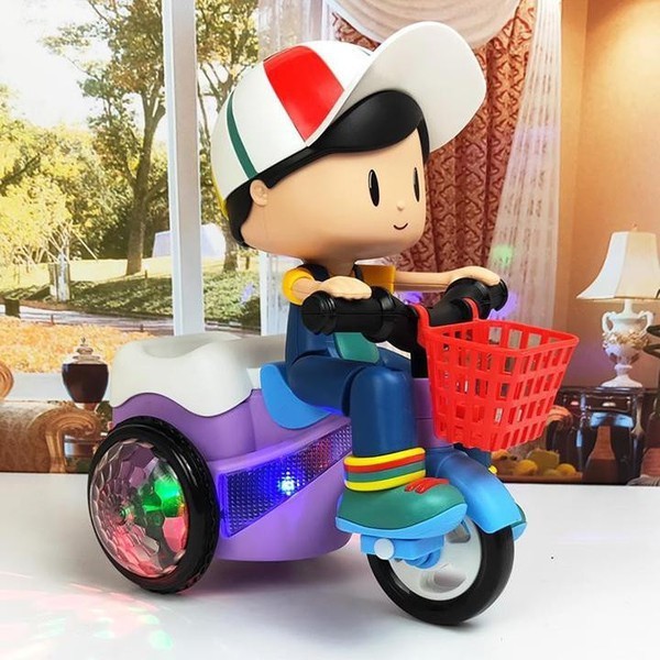 Xe đạp xoay 360 độ kèm nhạc đồ chơi cho bé