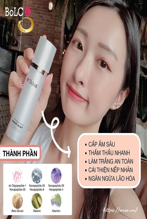 Tinh chất dưỡng ẩm Bolca Biotechnie Facial Essence