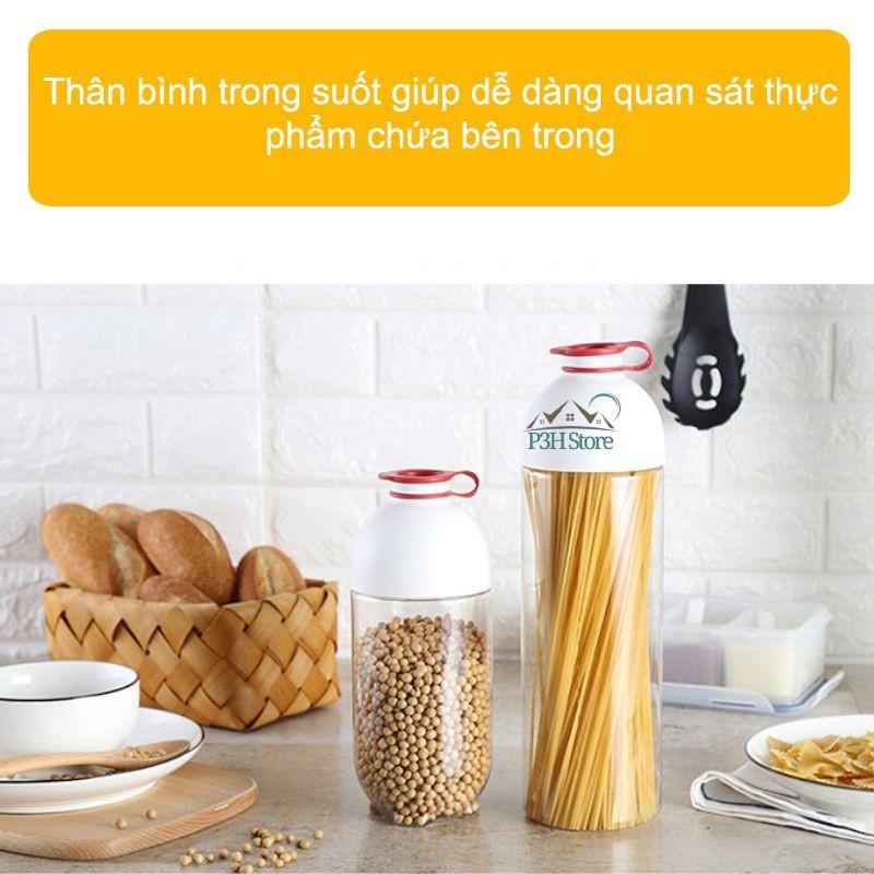 Hộp đựng thực phẩm Lock&Lock Grain Bottle chuyên dụng bảo quản mì ý spaghetti, các loại hạt, đậu INL312 INL313