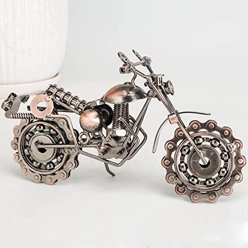 Mô hình xe máy bằng sắt thủ công cổ điển với Chainwheel như tác phẩm điêu khắc nghệ thuật sưu tập dành cho những người yêu thích xe máy