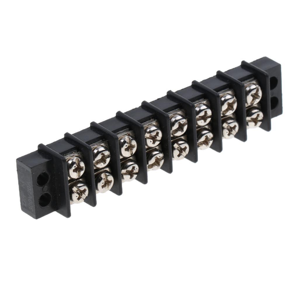 4xMarine Boat RV 12V 30A 8 Ways Screw Terminal Block Bus Bar
