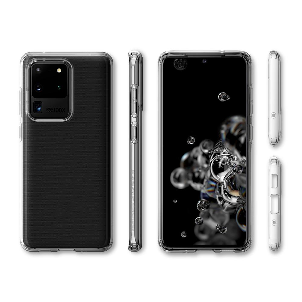 Ốp Lưng Dành cho Galaxy s20 Ultra Spigen Liquid Crystal - Hàng Chính Hãng