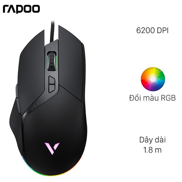 Chuột Gaming Có Dây Rapoo VT30 - Hàng Chính Hãng