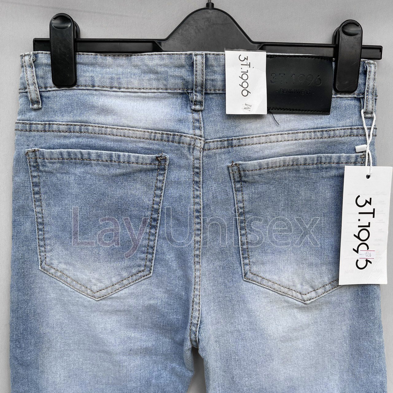 Quần baggy jean nam VIRG unisex