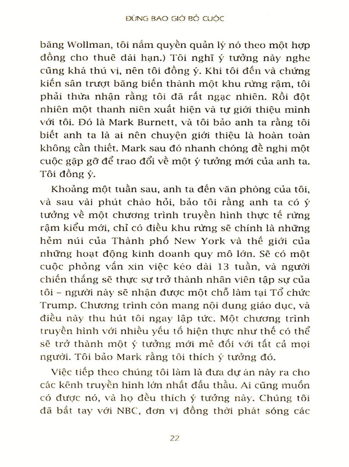 Đừng Bao Giờ Bỏ Cuộc (Donald Trump) - TRẺ