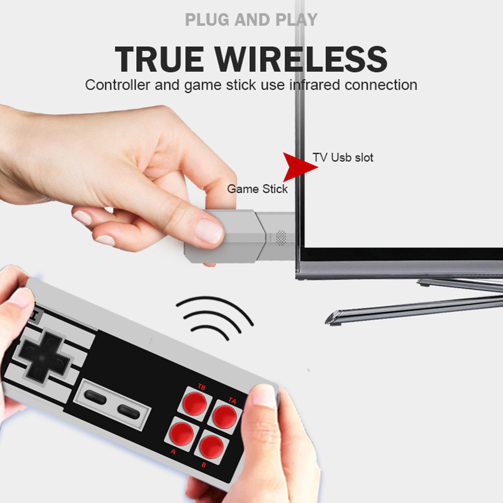 Bảng điều khiển trò chơi Kết nối hồng ngoại Tích hợp 600 trò chơi Retro Hỗ trợ hai người chơi Y2 PRO Đầu ra AV