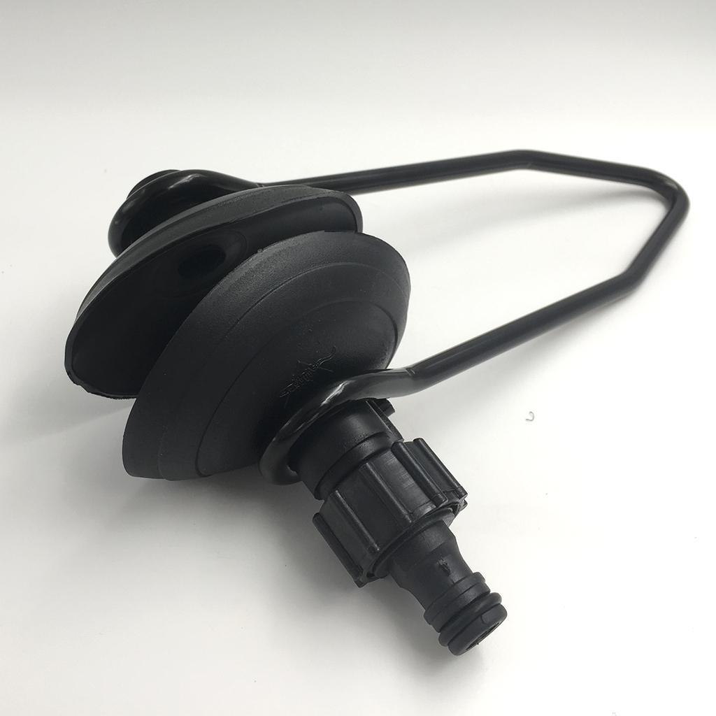 2pcs Outboard Boat Water Flow Motor Flusher Rectangular & Round Ear Muff Cup