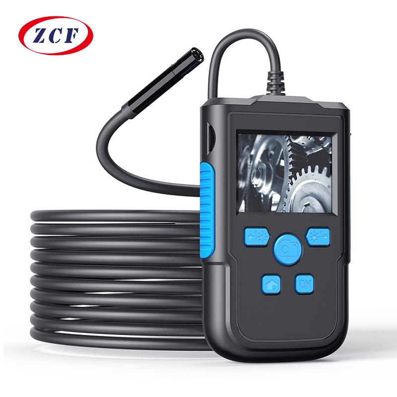 Màn Hình IPS 2.4 Inch Camera Nội Soi Công Nghiệp HD1080P Ống Xe Kiểm Tra Borescope Chống Nước Cứng Cáp LED Pin 2600 MAh