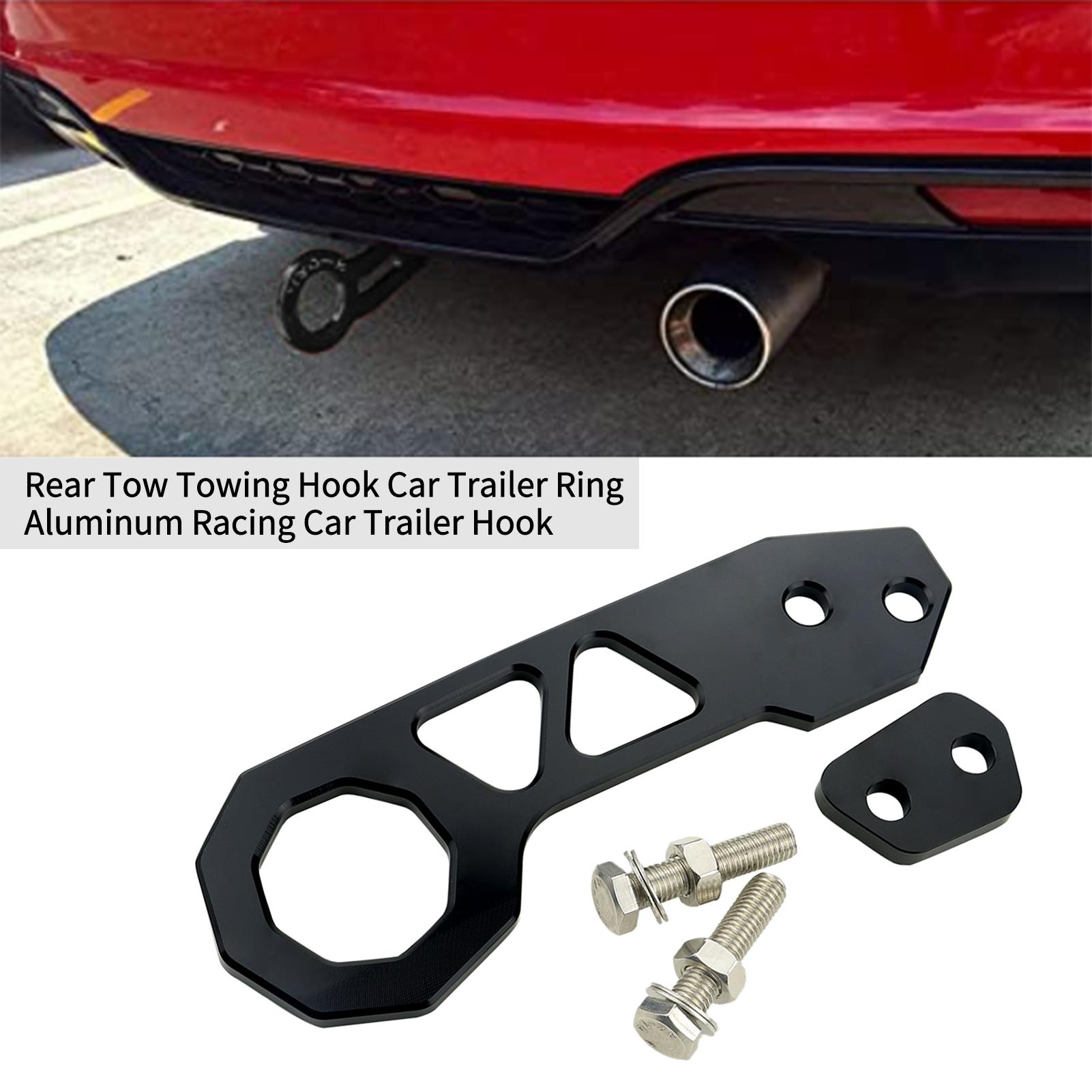Rear Tow Towing Hook Car Trailer Ring Aluminum Racing Car Trailer Hook