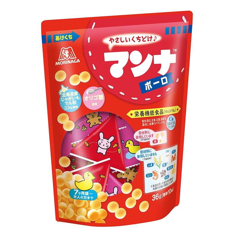 Bánh trứng Morinaga Manna Bolo (36g) cho bé