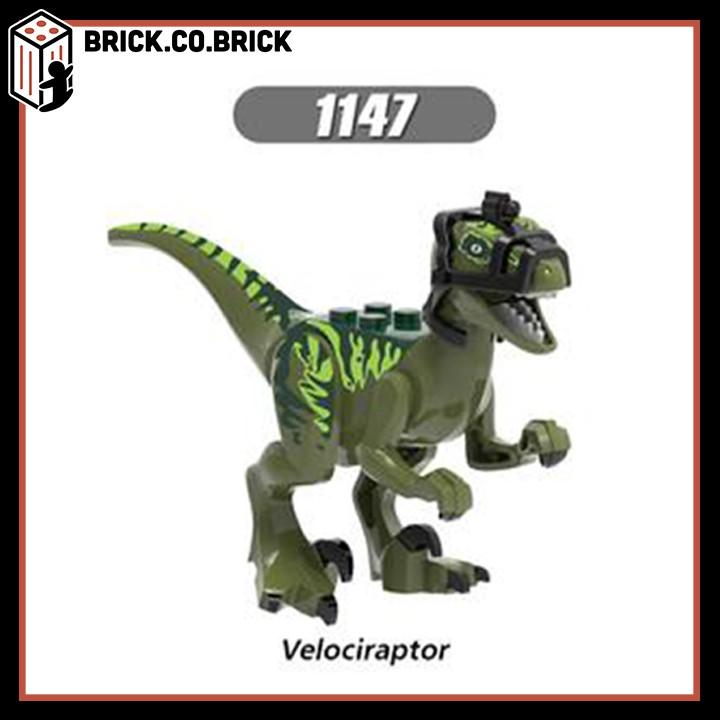 Đồ chơi Lắp ráp Mô hình Dinosaurs Jurassic Park Khủng long Hiền lành Thế giới Động vật Tiền sử X0243 - X-1148
