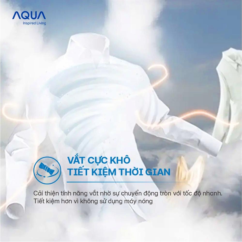 Máy giặt cửa trên Aqua 8kg AQW-KS80GT.S - Hàng chính hãng - Chỉ giao HCM, Hà Nội, Đà Nẵng, Hải Phòng, Bình Dương, Đồng Nai, Cần Thơ