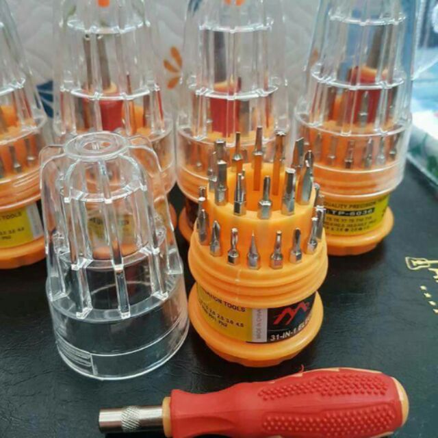 BỘ TUA VÍT TRÒN 31 ĐẦU ĐA NĂNG TIỆN LỢI - 31 IN 1 ĐẦU THAY TẾ NHỎ GỌN - JL - HÀNG CHÍNH HÃNG