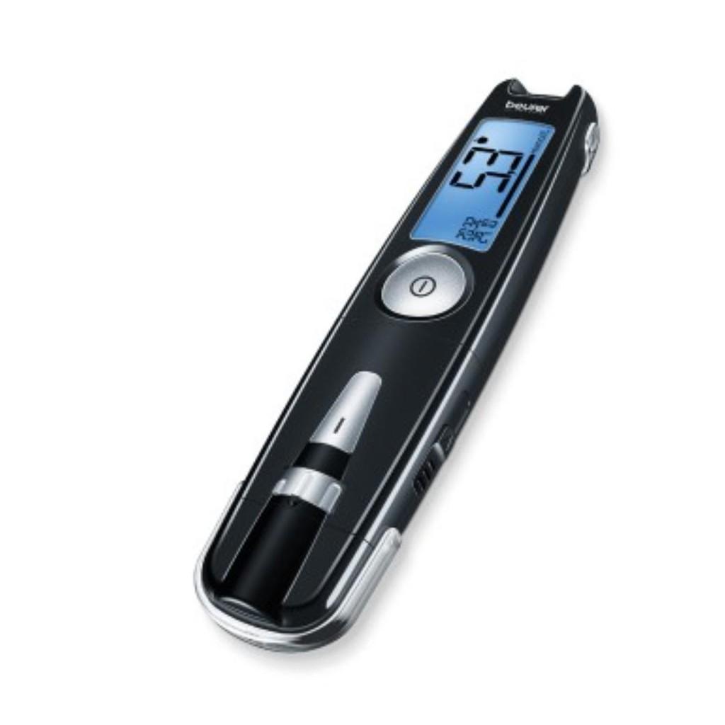 Máy đo đường huyết GL50 của Beurer, máy đo 3 trong 1, kim lấy máu không đau