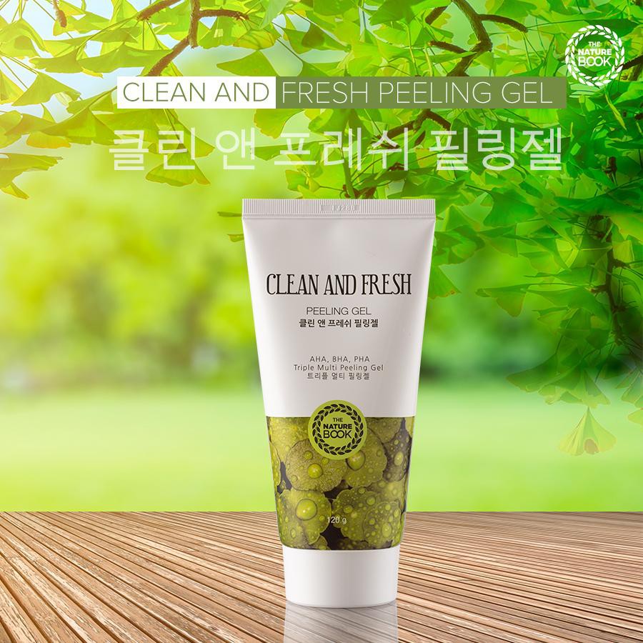 Tẩy Da Chết Dưỡng Ẩm The Nature Book Clean And Fresh Peeling Gel 120ml