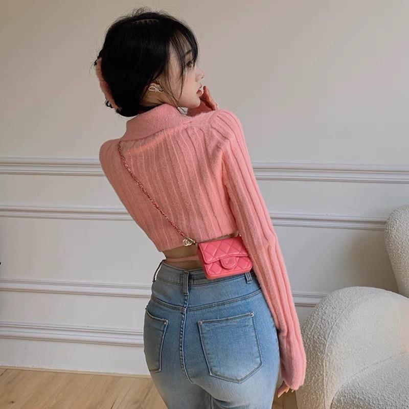 ÁO CROPTOP DÂY ĐAN ĐẮP CHÉO CỔ BẺ XINH XẮN