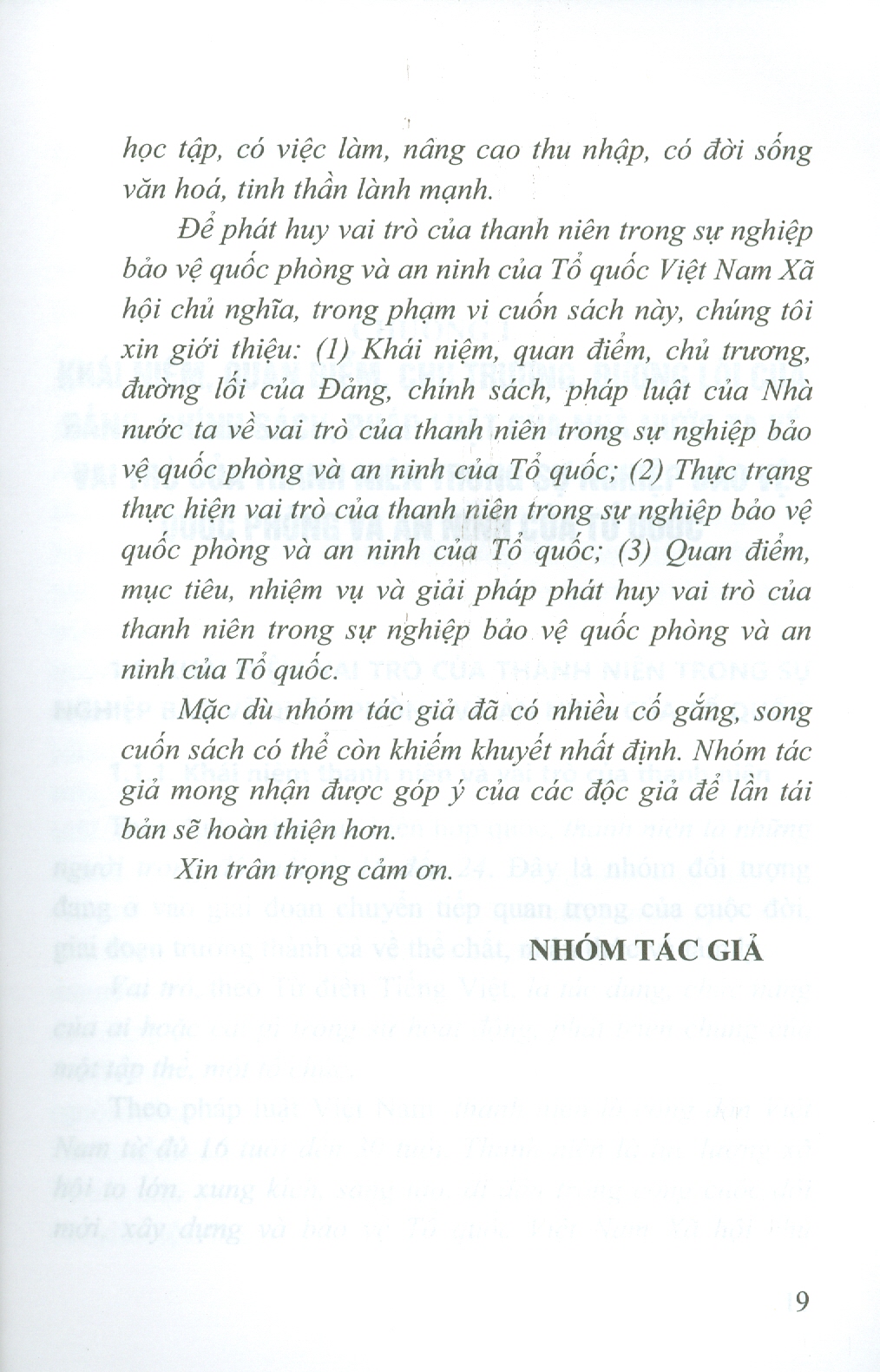 Thanh Niên Với Vai Trò Bảo Vệ Quốc Phòng Và An Ninh Của Tổ Quốc Việt Nam Xã Hội Chủ Nghĩa