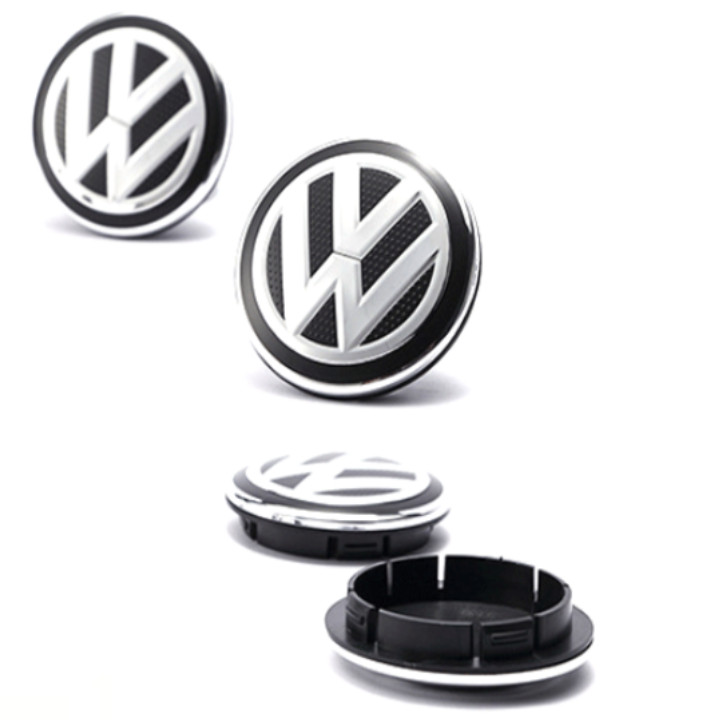 Logo chụp mâm, ốp lazang dùng cho xe ô tô Volkswagen