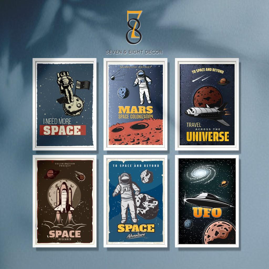 Tranh Nhiều Mẫu | Vũ Trụ & Không Gian