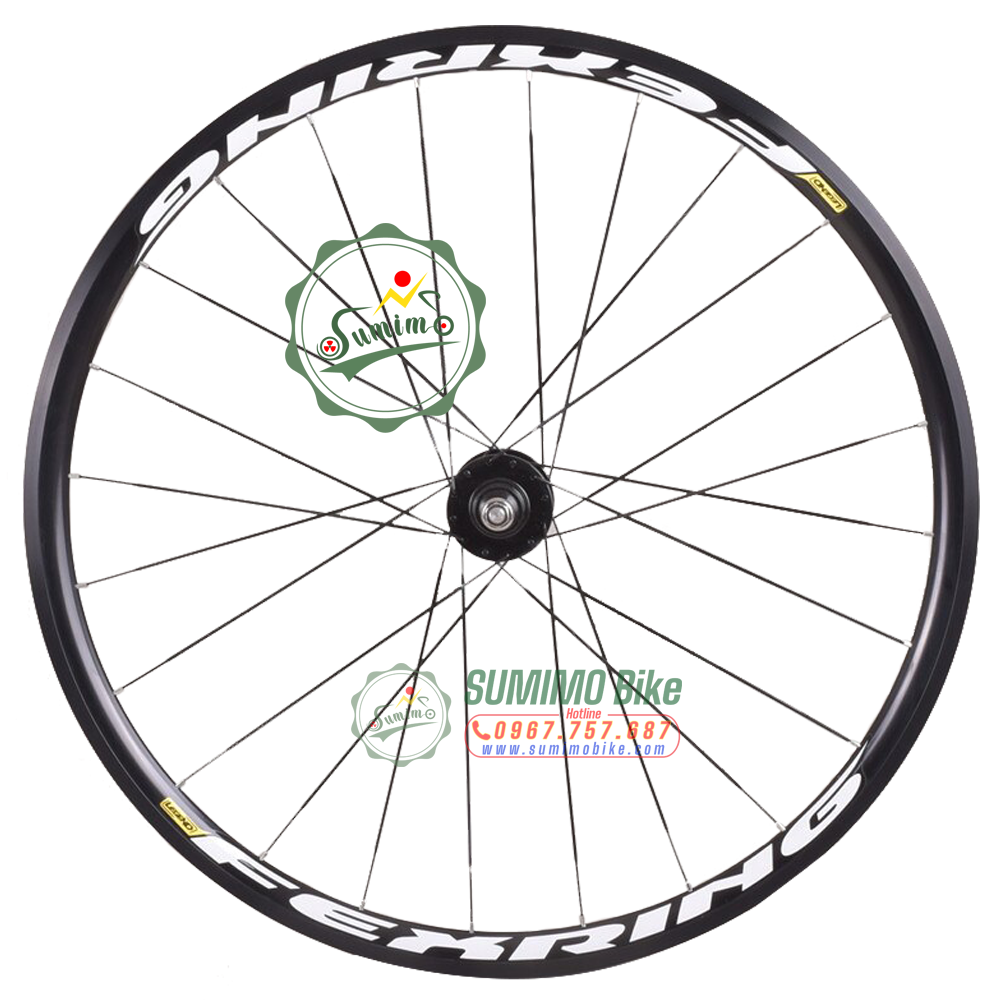 Bánh bộ nhôm LEGEND Fexring 700c 3cm xe Fixed Gear