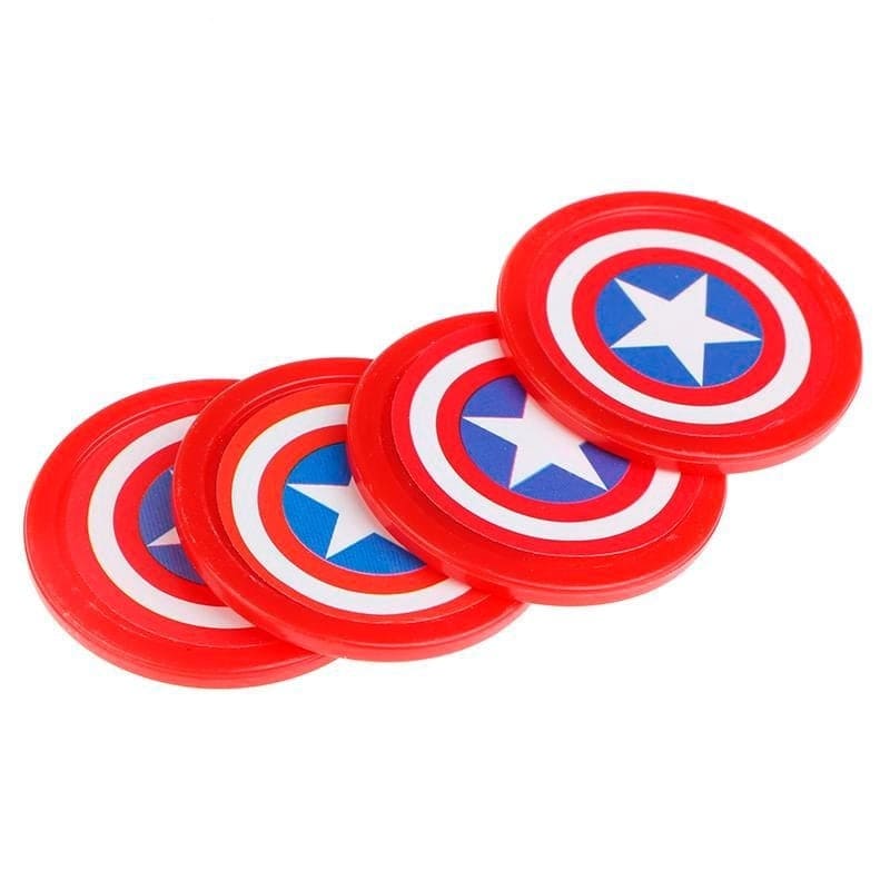 Set đồ chơi phụ kiện hoá trang, cosplay cho búp bê phong cách siêu anh hùng Marvel gồm 5 món đồng bộ theo chủ đề - Tặng kèm nhân vật Avengers có đèn sáng (giao ngẫu nhiên mẫu)