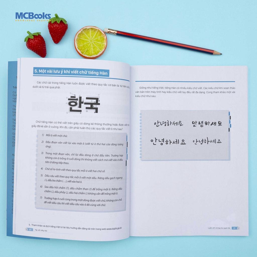 Sách - Tập Viết Tiếng Hàn - MCBooks
