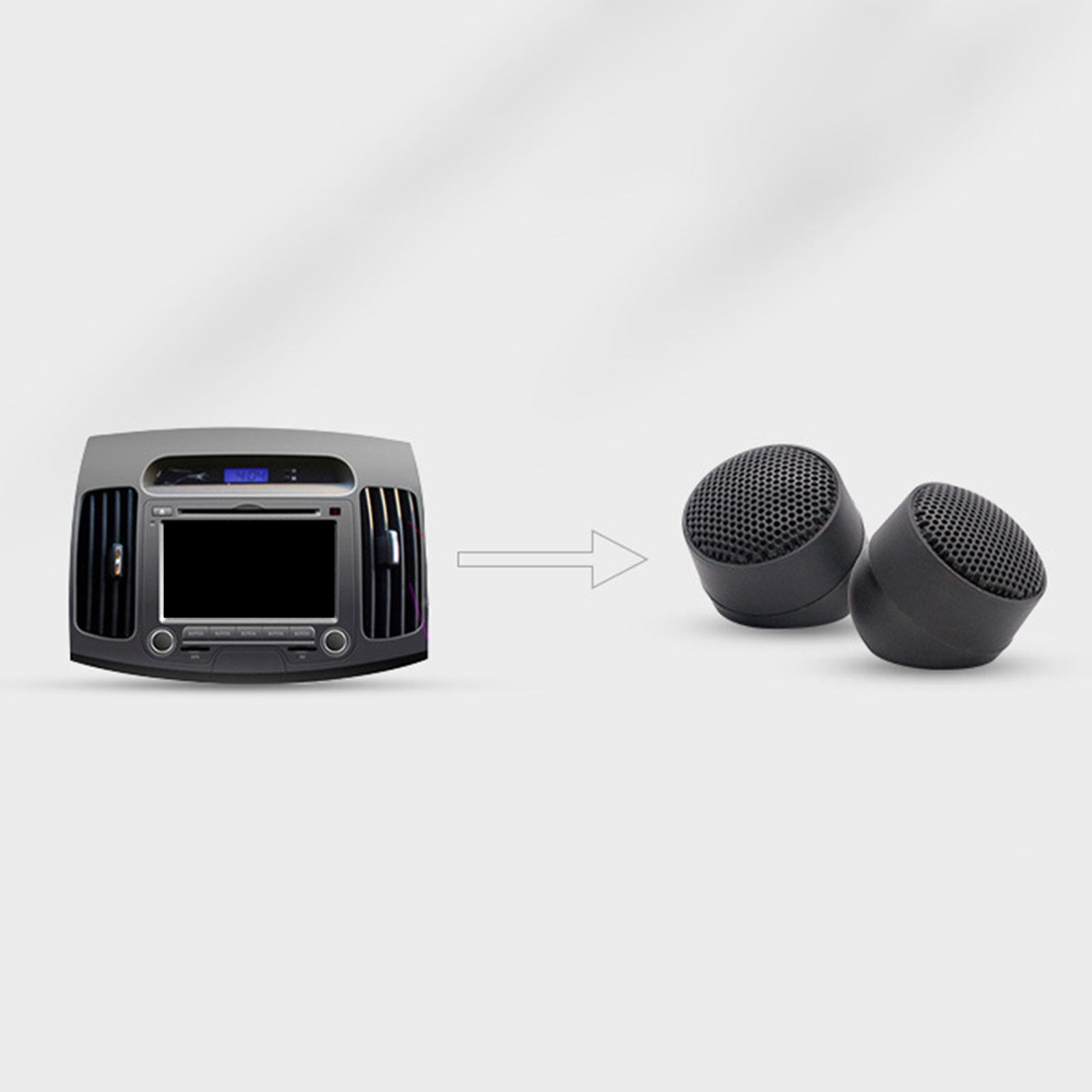 2 Pieces Car Loud Speakers Tweeter 200W Maximum Power Amplifier Horn for Vehicle