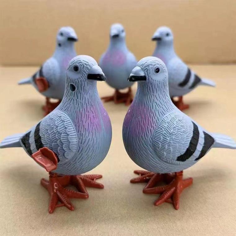 PVN50344 Đồ Chơi Lên Dây Cót Hình Chim Bồ Câu Nhảy Lò Xo Trang Trí Bàn Làm Việc Dành Cho Người Lớn Và Trẻ Em