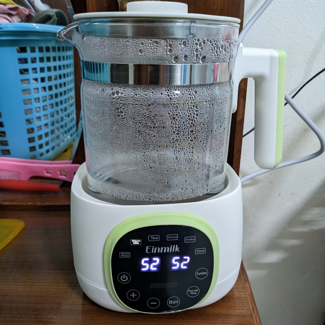 Máy Nấu Nước Pha Sữa Giữ Nhiệt Einmilk Cho Bé: Điều Chỉnh Nhiệt Độ Và Khử Clo Thông Minh, Giữ Sữa Luôn Nóng Loại Tốt