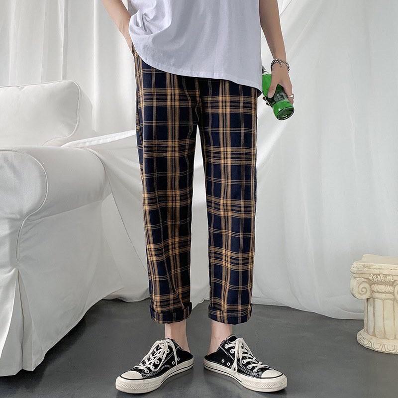 Quần kaki baggy caro unisex Caro Suông ulzzang vải dày dặn mềm mịn mặc thoải mái thấm hút mồ hôi tốt