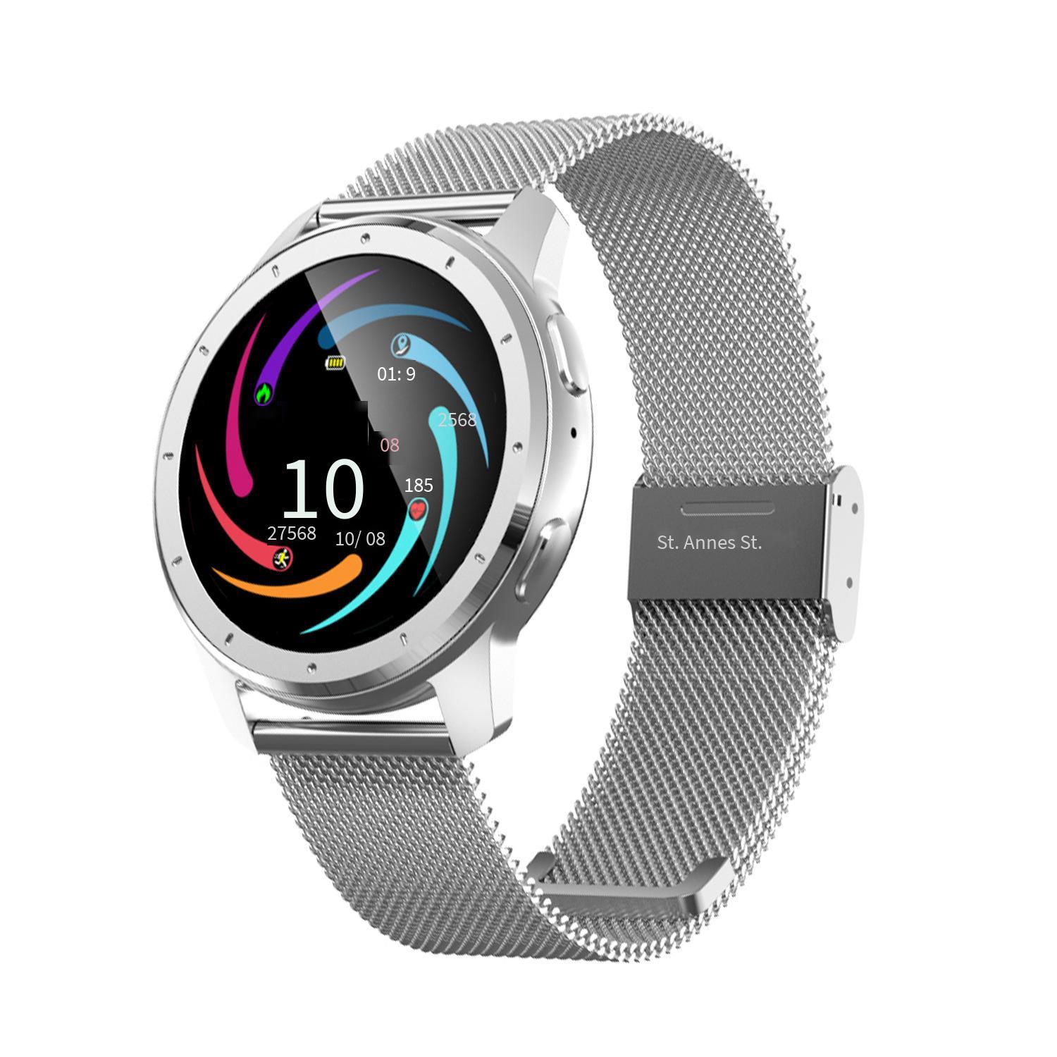 Phong cách mới nhất của Amazon MX11 nhạc cục bộ cảm ứng đầy đủ Cuộc gọi Bluetooth Đĩa U Máy nghe nhạc MP3 vòng đồng hồ thông minh