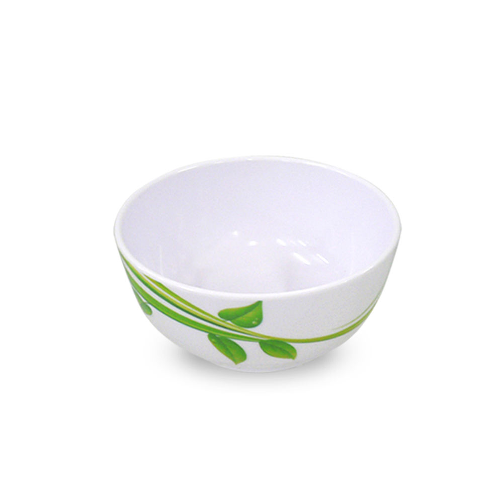 Bộ 10 Chén (Bát) cơm trơn An Toàn Sức Khỏe Nhựa Xanh melamine A106