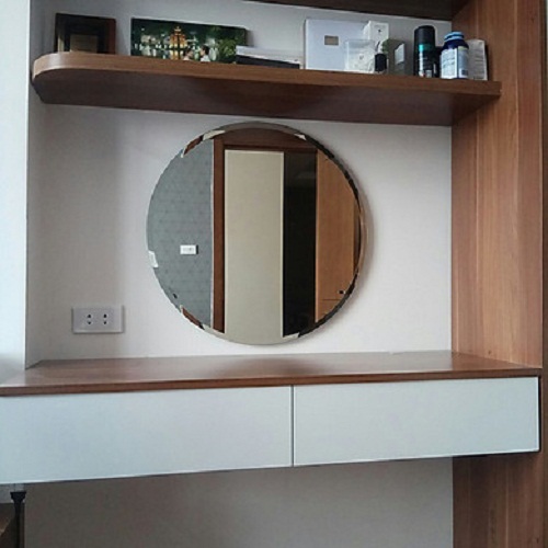 GƯƠNG TRÒN BÀN TRANG ĐIỂM MÀI VÁT CAO CẤP KT 60CM HT20071112