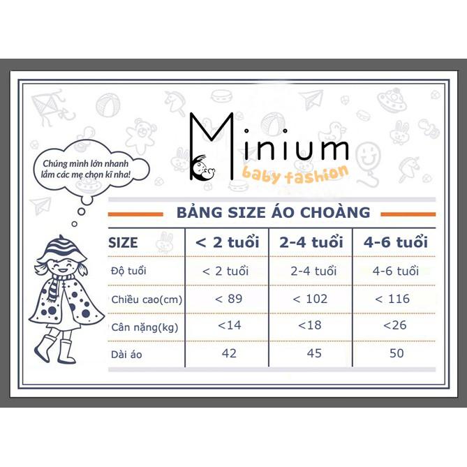 Áo choàng chống nắng cho bé chất liêu cotton(size 0-6 tuổi)