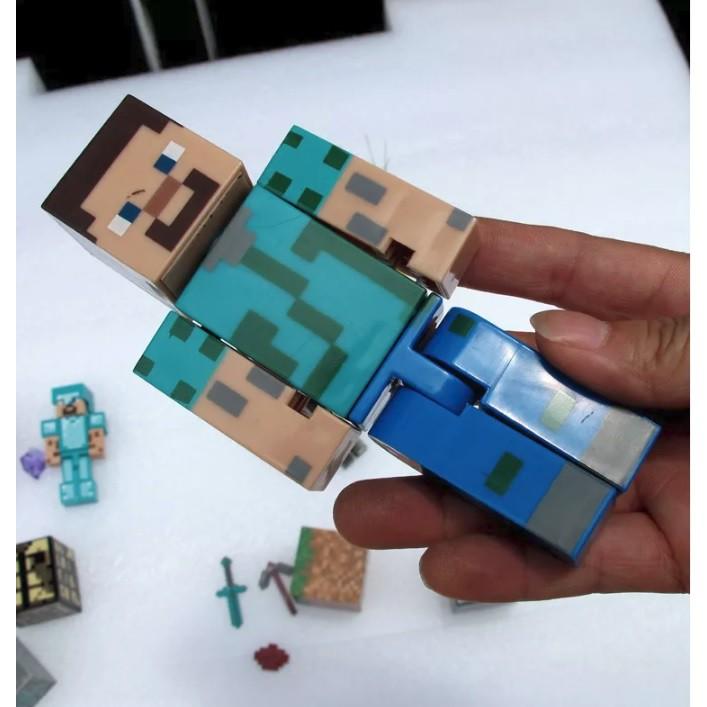 Combo mô hình steve minecraft đồ chơi