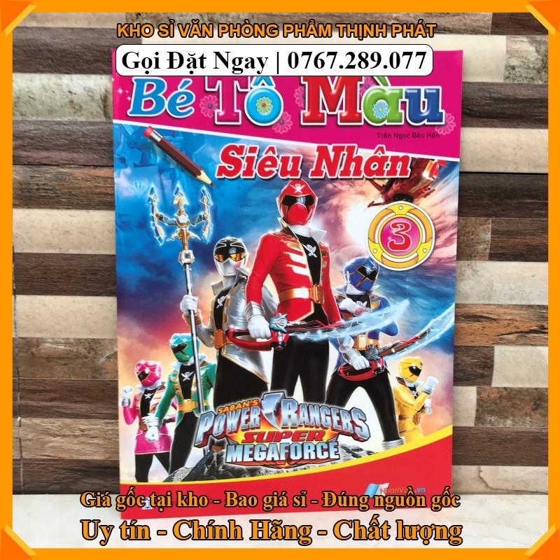 BÉ TẬP TÔ MÀU SIÊU NHÂN