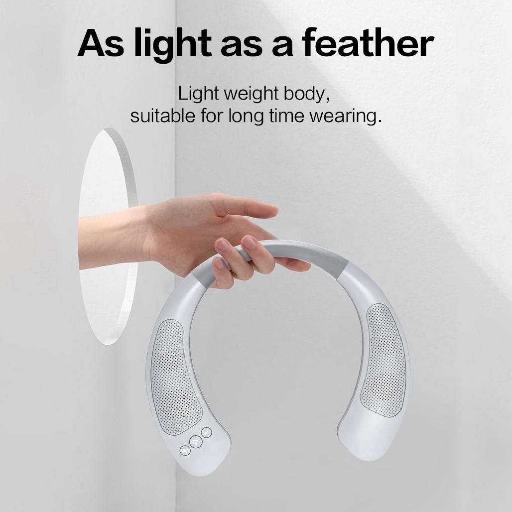 Loa bluetooth loa không dây có thể đeo được không dây đeo cổ tay ngoài trời loa bluetooth di động loa không dây ipx5 Color: white