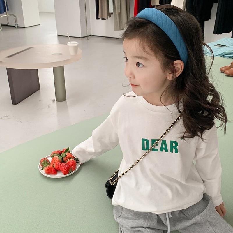 T30224 Áo dài tay DEAR cotton AmbbKids S053 cho bé