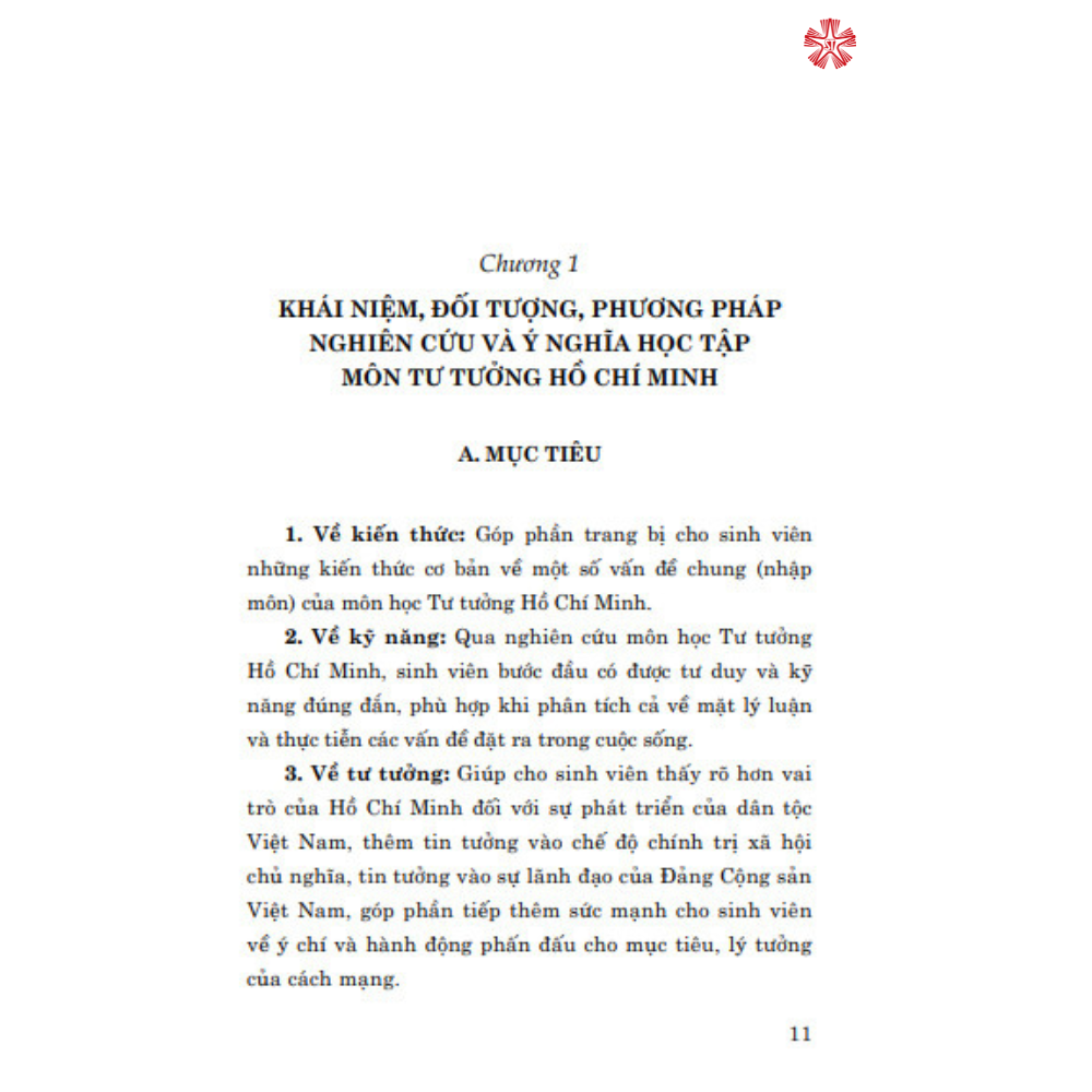 Giáo trình tư tưởng Hồ Chí Minh (Dành cho bậc đại học hệ không chuyên lý luận chính trị)