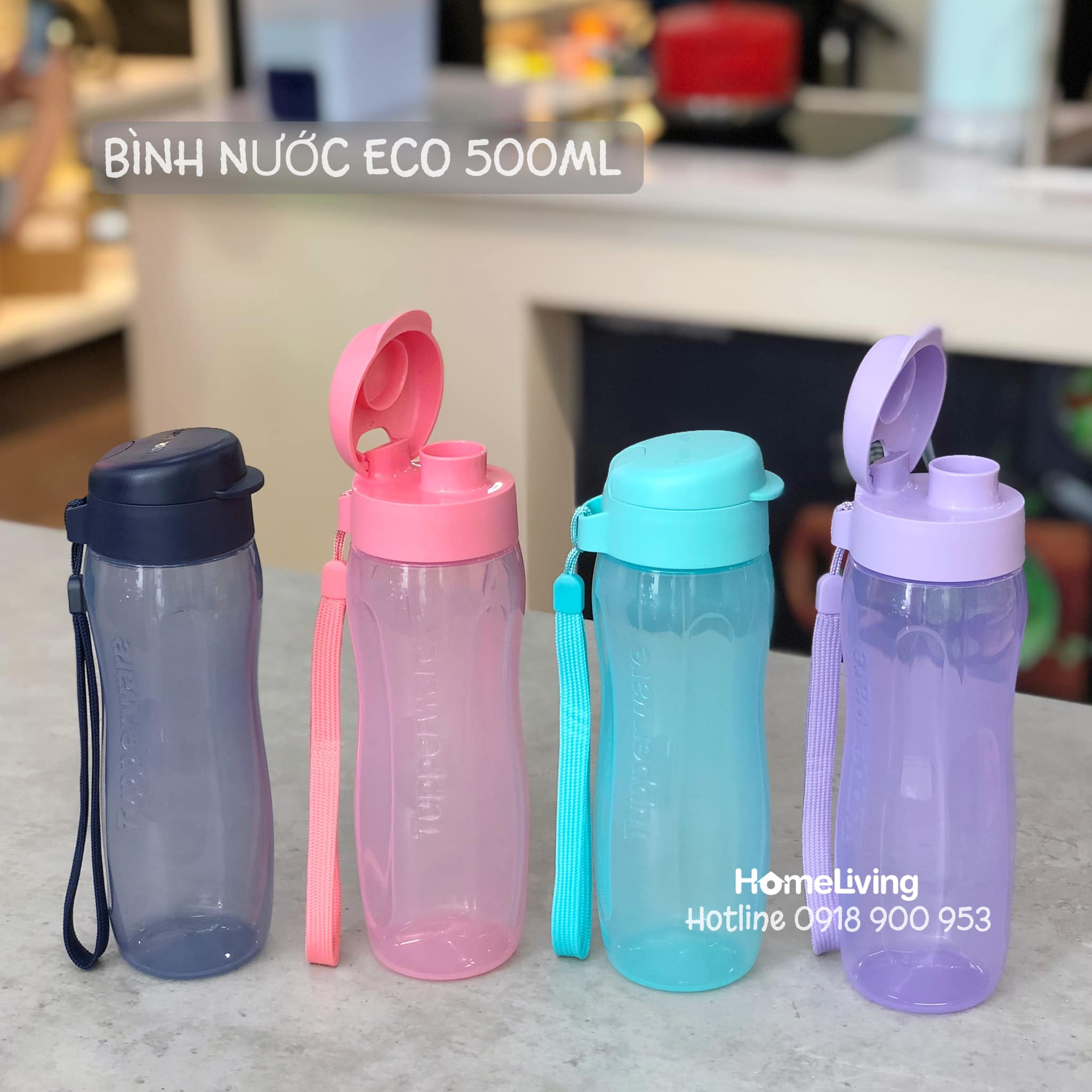 Bình Nước Tupperware Eco 500ml - Màu mới