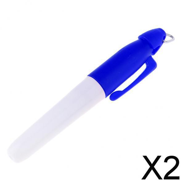 2xUniversal Golf Ball Line Marker Pen Drawing Golf Training Accessories Blue